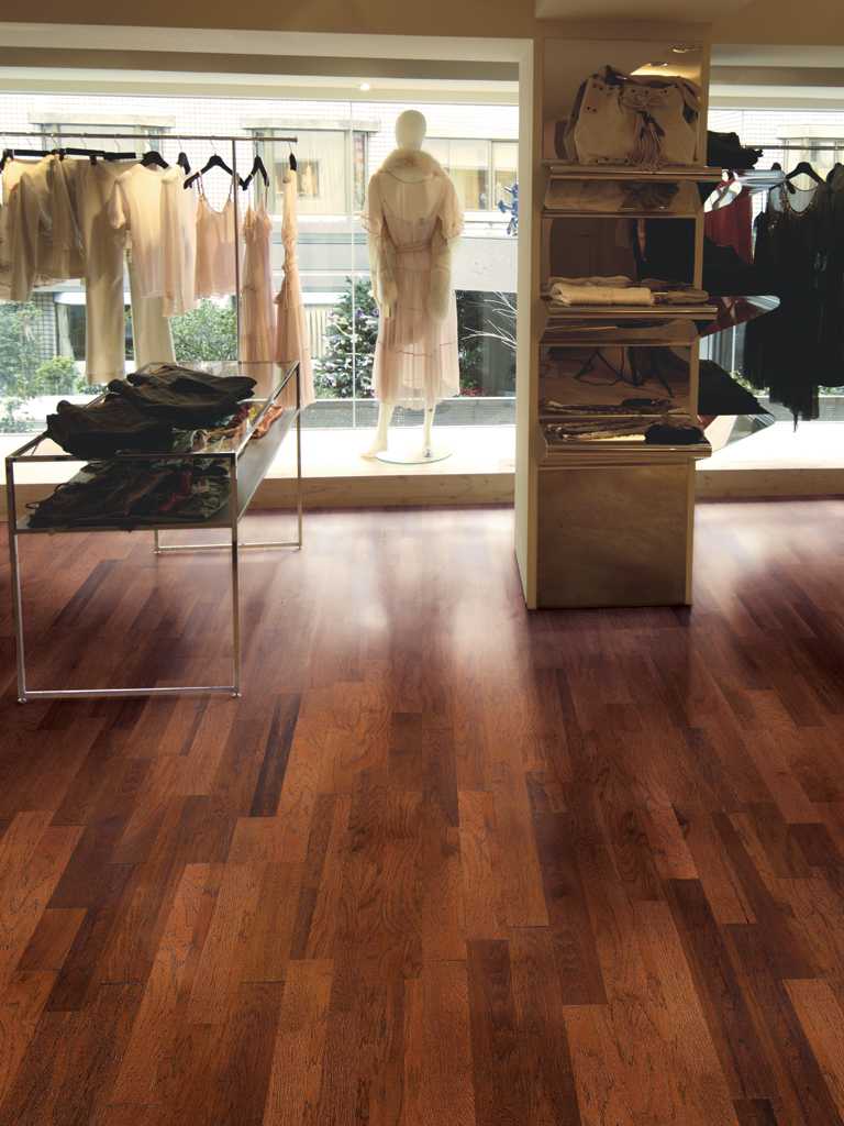 American Hickory Hardwood Hard Surface Mannington Commercial